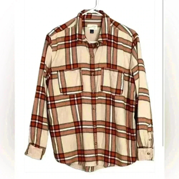 Universal Thread Plaid Top (O5) - Picture 1 of 8